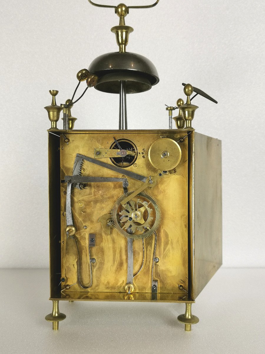 Officer's Travel Clock "capucine" Early 19th Century.-photo-5