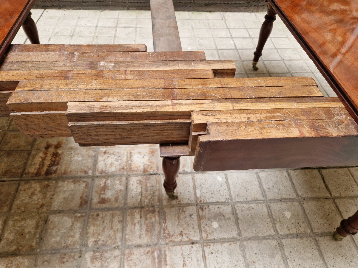 Table de salle à manger en acajou de Cuba d'époque Directoire , vers 1795-1800-photo-8