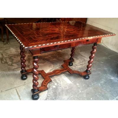 A Louis XIV Writing Table Mid 17th Century Circa 1661-1665.