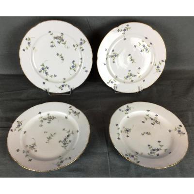 Set Of Four Plates Of Locret  18th Century Circa 1771-1774