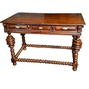 A Solid Rosewood Louis XIV Table Circa 1680-1700