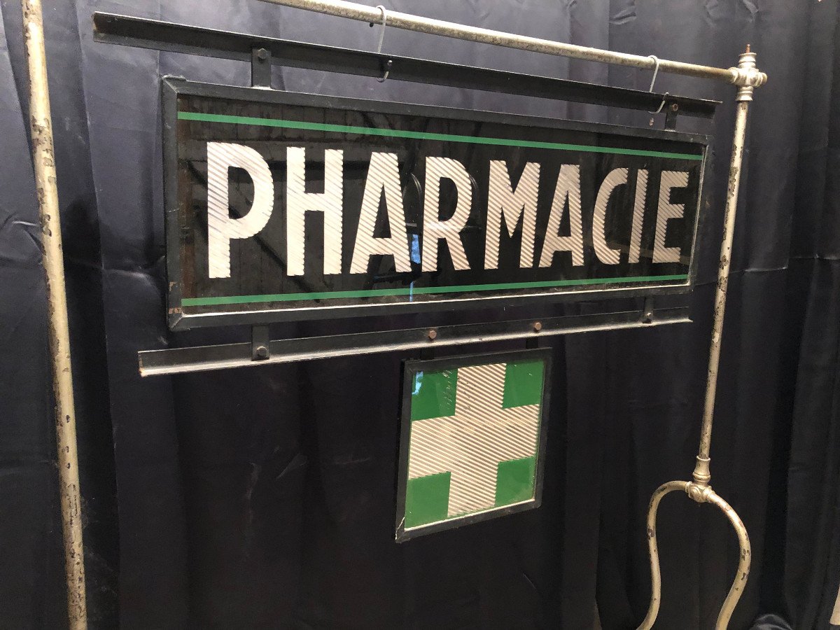 Old Pharmacy Sign.-photo-1