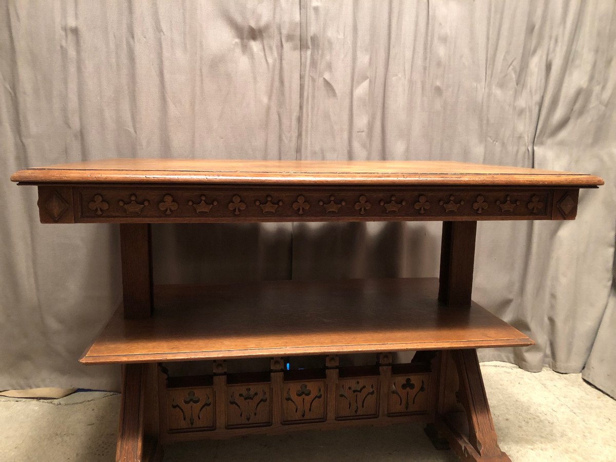 Old Transforming Table. Restaurant Serving Trolley, Trade Furniture, Store.-photo-3