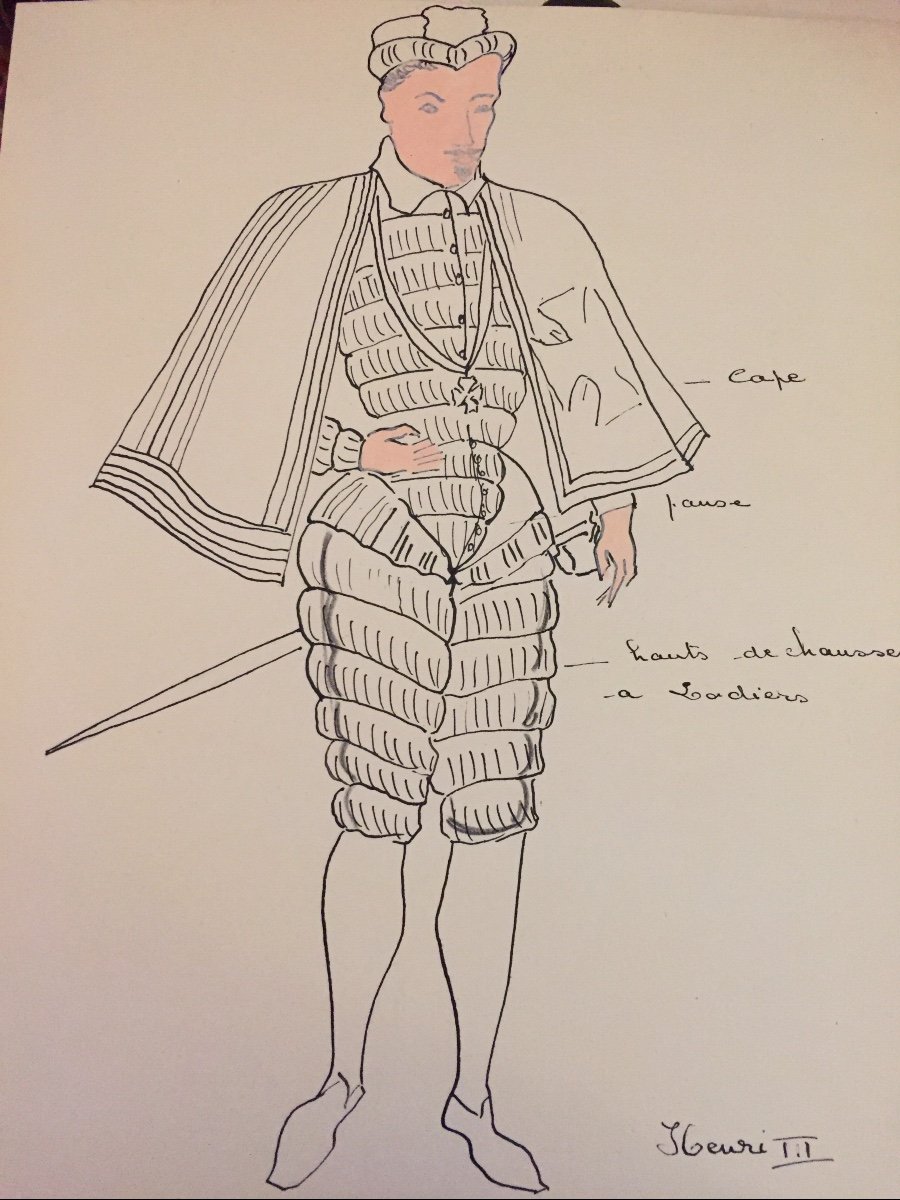 Costumes Anciens, 78 Dessins Etudes-photo-4