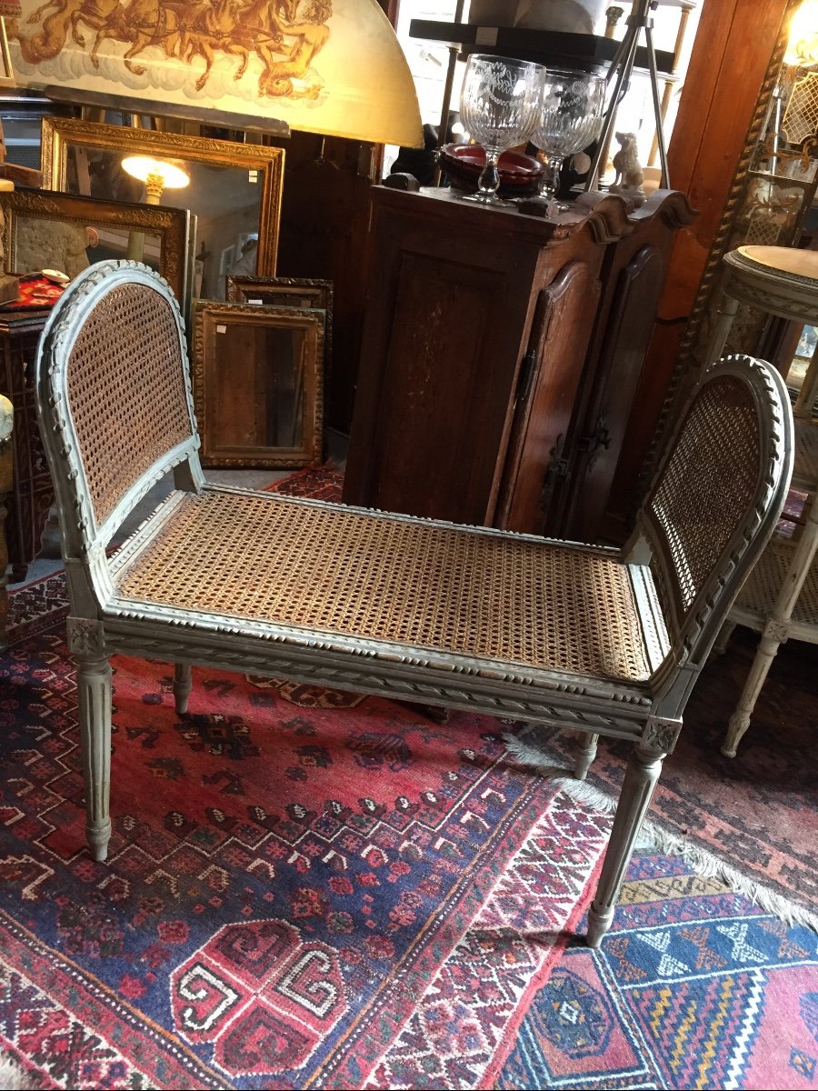 Small Louis XVI Piano Bench