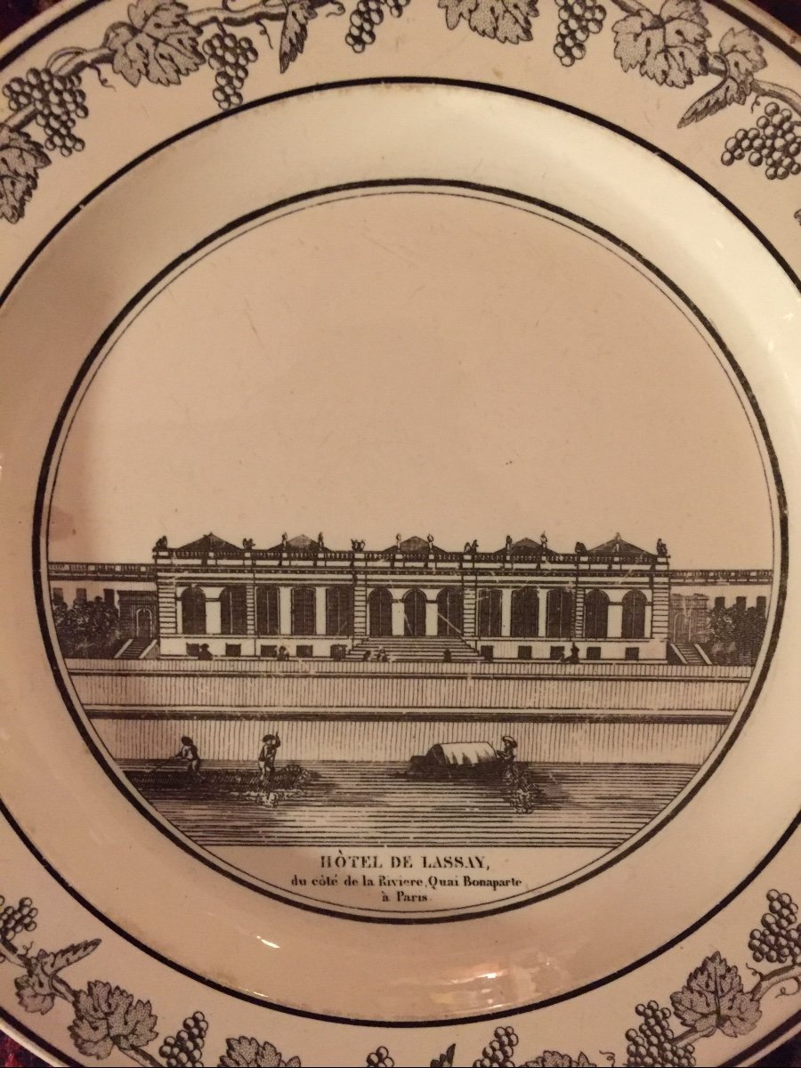 Assiettes Aux Monuments vers 1820-photo-3