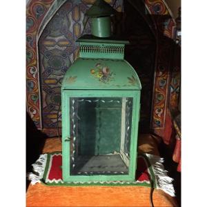 Painted Sheet Metal Wall Lantern