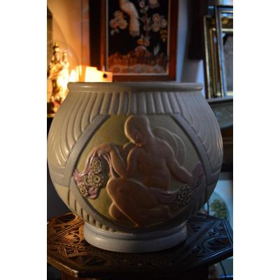Grand Vase Art Déco Orchies