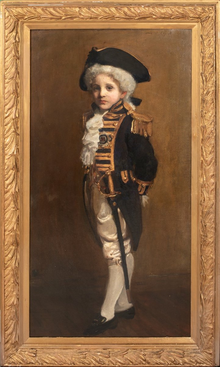 Portrait Of A Child As Lord Nelson, 19th Century Frank Thomas Copnall (1870–1949)