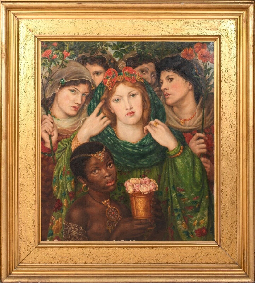 La Bien-aimée (la Mariée) 19ème Siècle  école De Dante Gabriel Rossetti (1828–1882)  