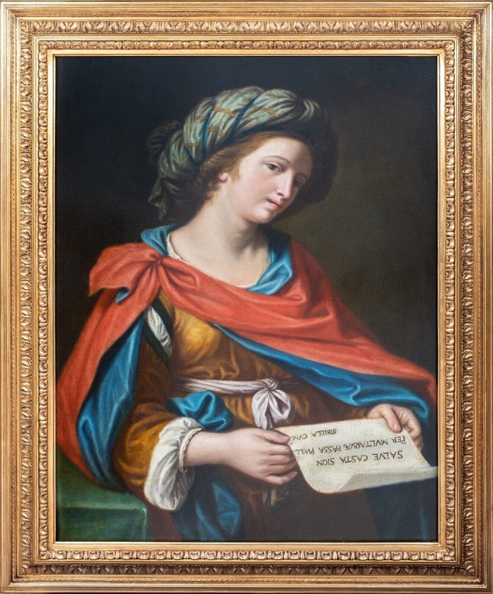 Portrait Of The Persian Sybil, 17th Century School Of Guercino (1591-1666)  