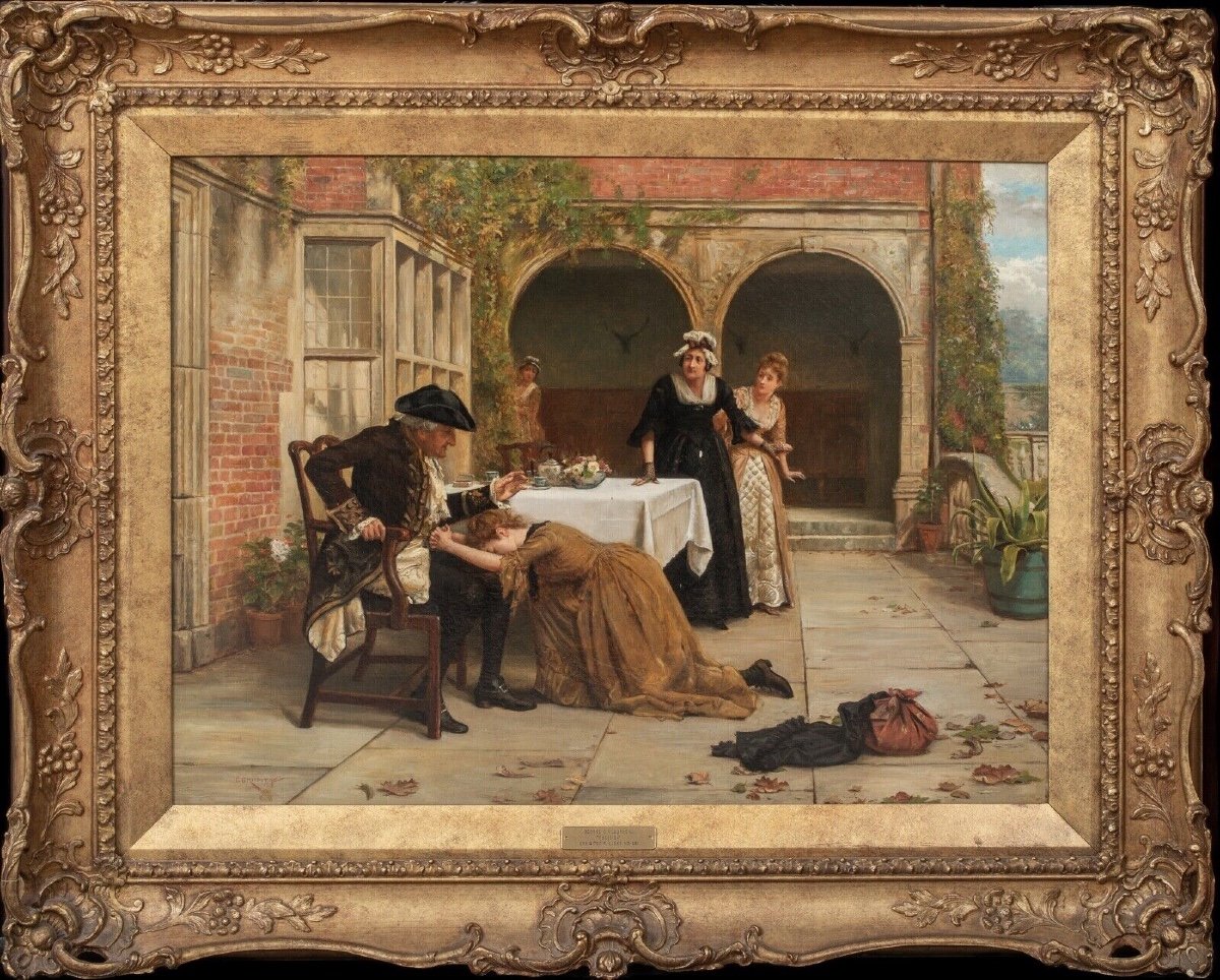 Pardon, XIXe Siècle  Par George Goodwin Kilburne (1839-1924) 