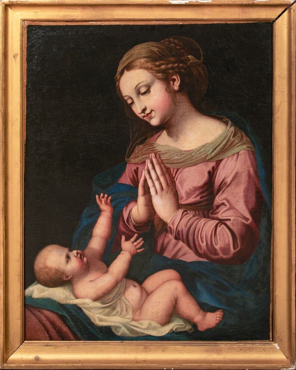 The Virgin And Child, 16th Century, School Of Luca Penni (1500-1556)  