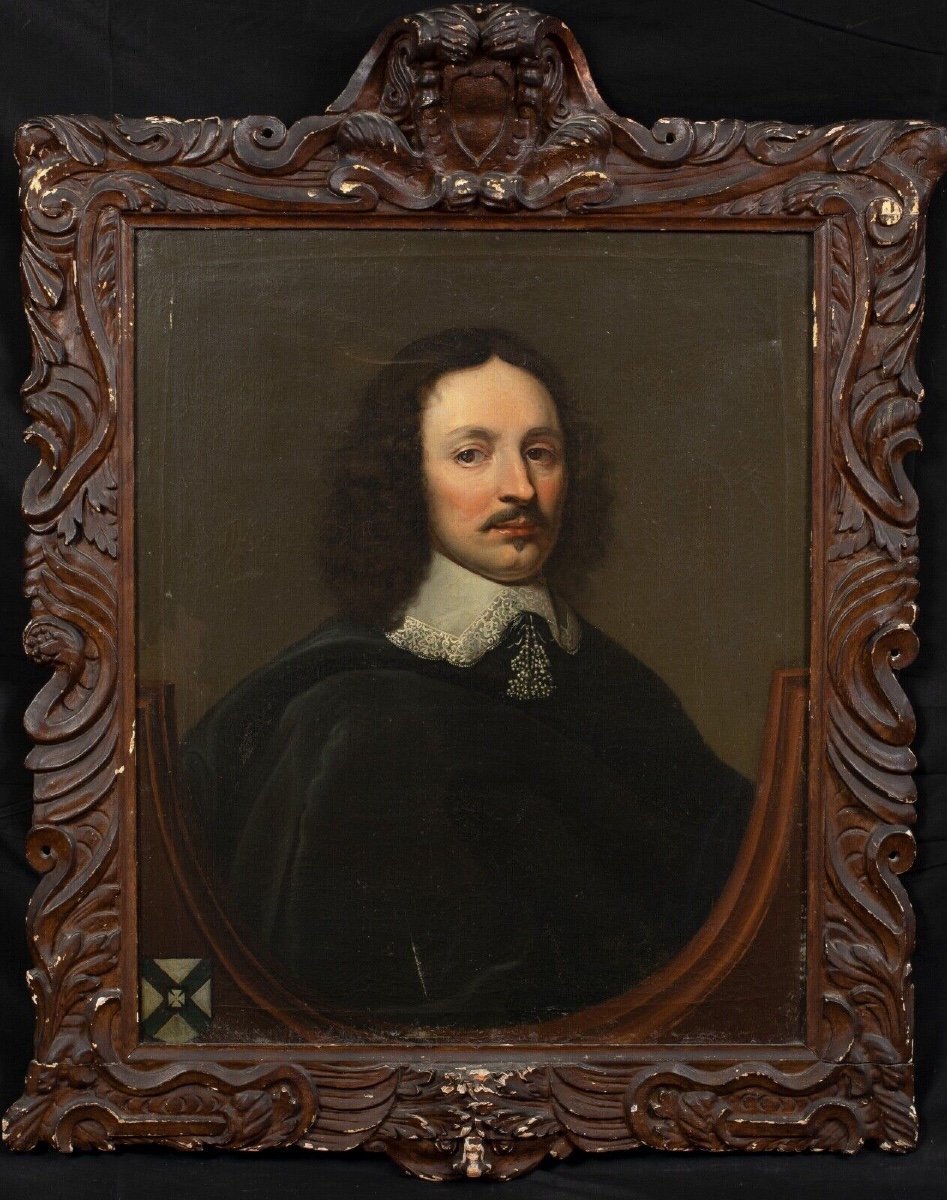 Portrait Of William Yorke (1609-1666), 17th Century Attributed To Edward Bower (fl. 1635 – 1667) 