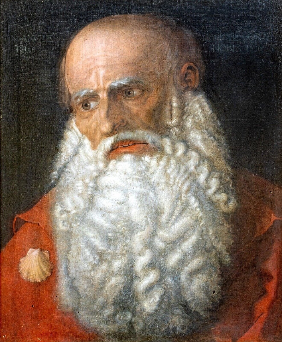 Saint Jacques Le Majeur, XVIIe Siècle  école d'Albrecht Dürer (1471-1528)  