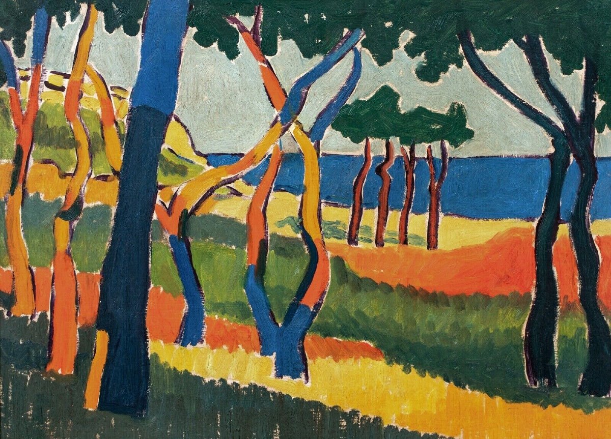 "arbres", Circa 1905  Attributed To André Derain (1880-1954) -photo-3