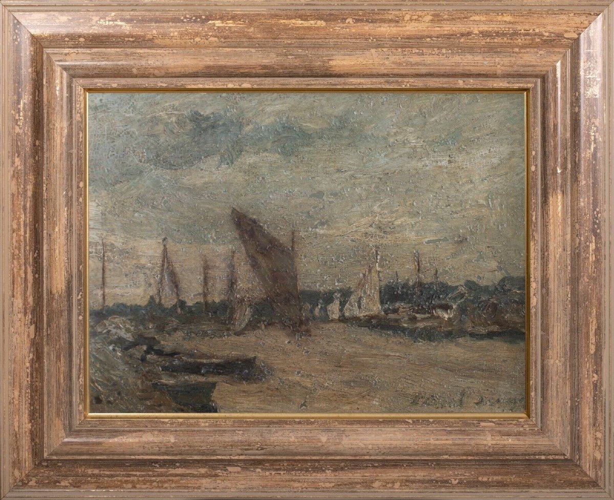 Port De Plaisance Au Large De La Côte Du Suffolk, XXe Siècle Edward Brian Seago (1910-1974)