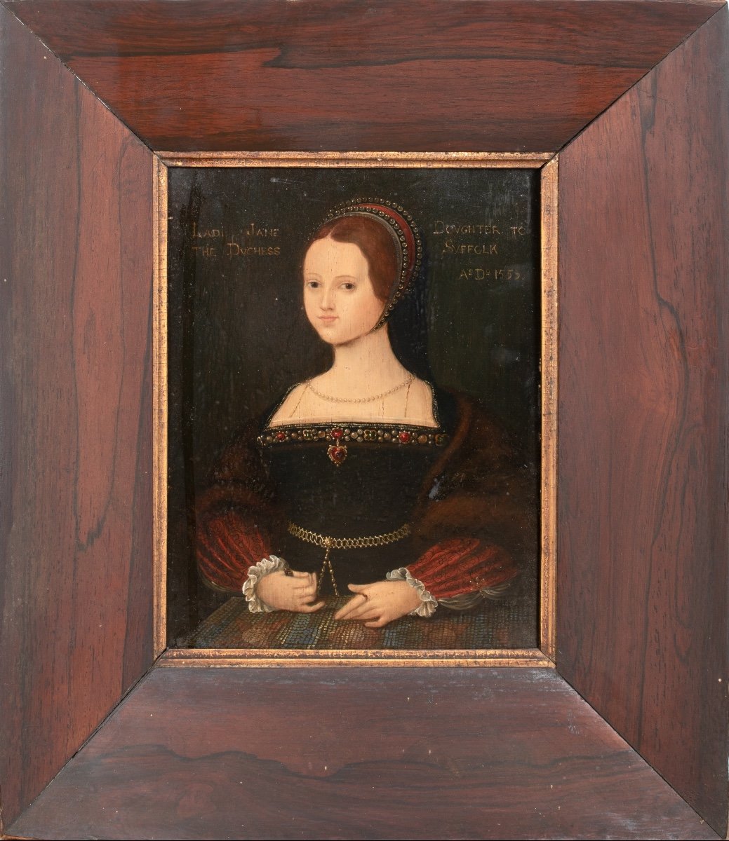 Portrait Of Lady Jane Grey, Duchess Of Suffolk (1537-1554), 16th Century -photo-2