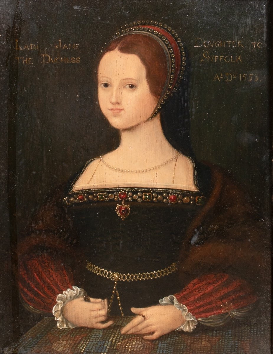 Portrait Of Lady Jane Grey, Duchess Of Suffolk (1537-1554), 16th Century 