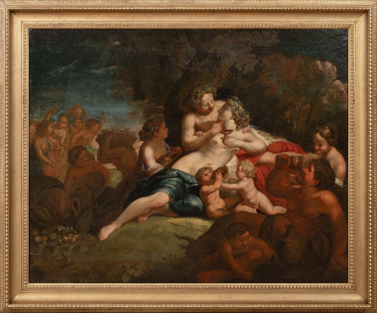 Bacchus And Ariadne, 17th Century, School Of Nicolas Poussin (1594-1665)  