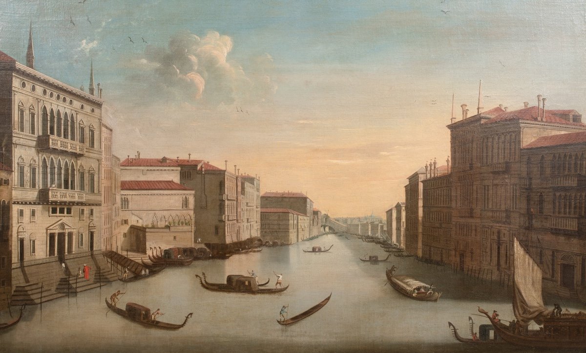 The Grand Canal, Venice, 18th Century Circle Of Canaletto (1697-1768)  -photo-4