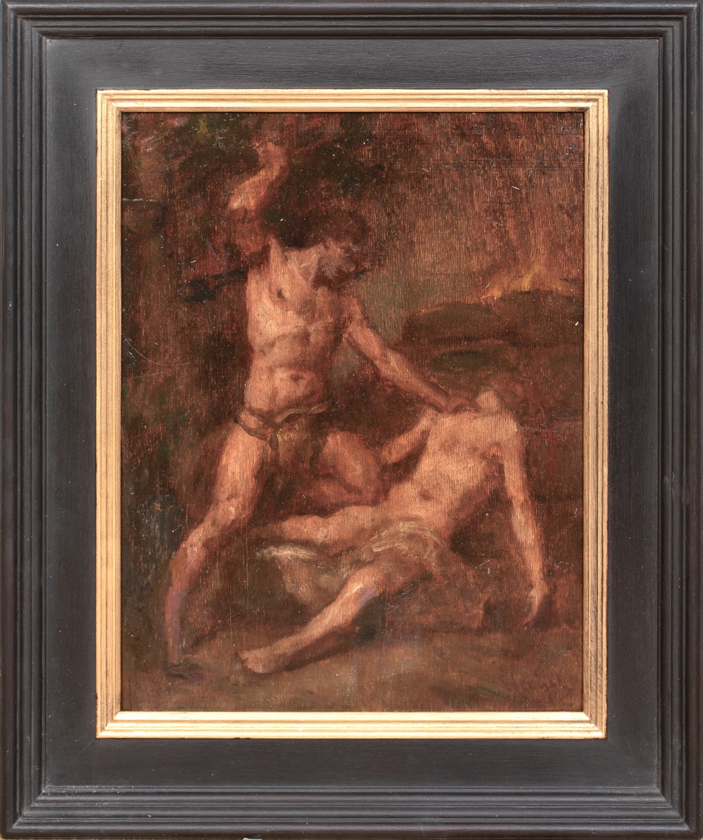 Caïn Et Abel, XIXe Siècle  école d'Eugène Delacroix (1798-1863) 