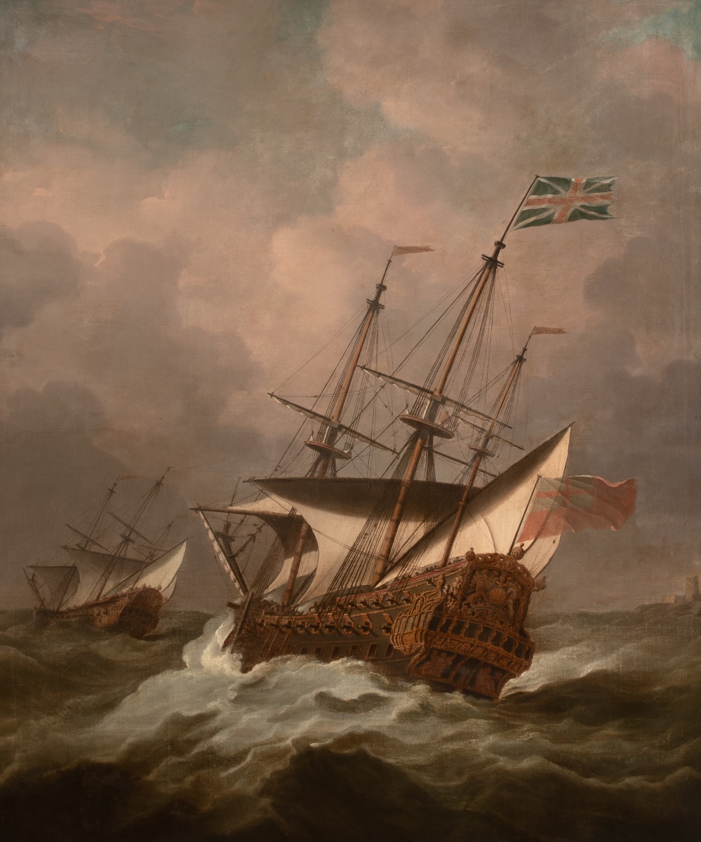 Hms Resolution Dans La Tempête, XVIIe Siècle  Willem Van De Velde (1633-1707)  -photo-4