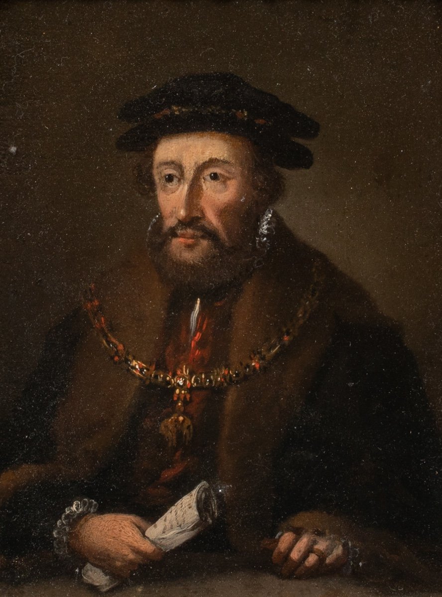 Portrait Of Maximilian Ii, Archduke Of Austria, 17th Century Dutch School-photo-2