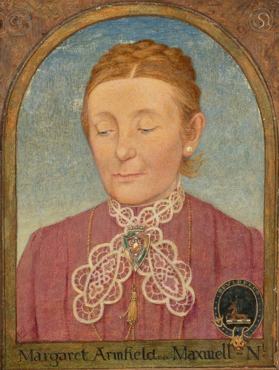 Maxwell Ashby Armfield (1882-1972) Portrait Of The Artist's Mother, Margaret Armfield Maxwell