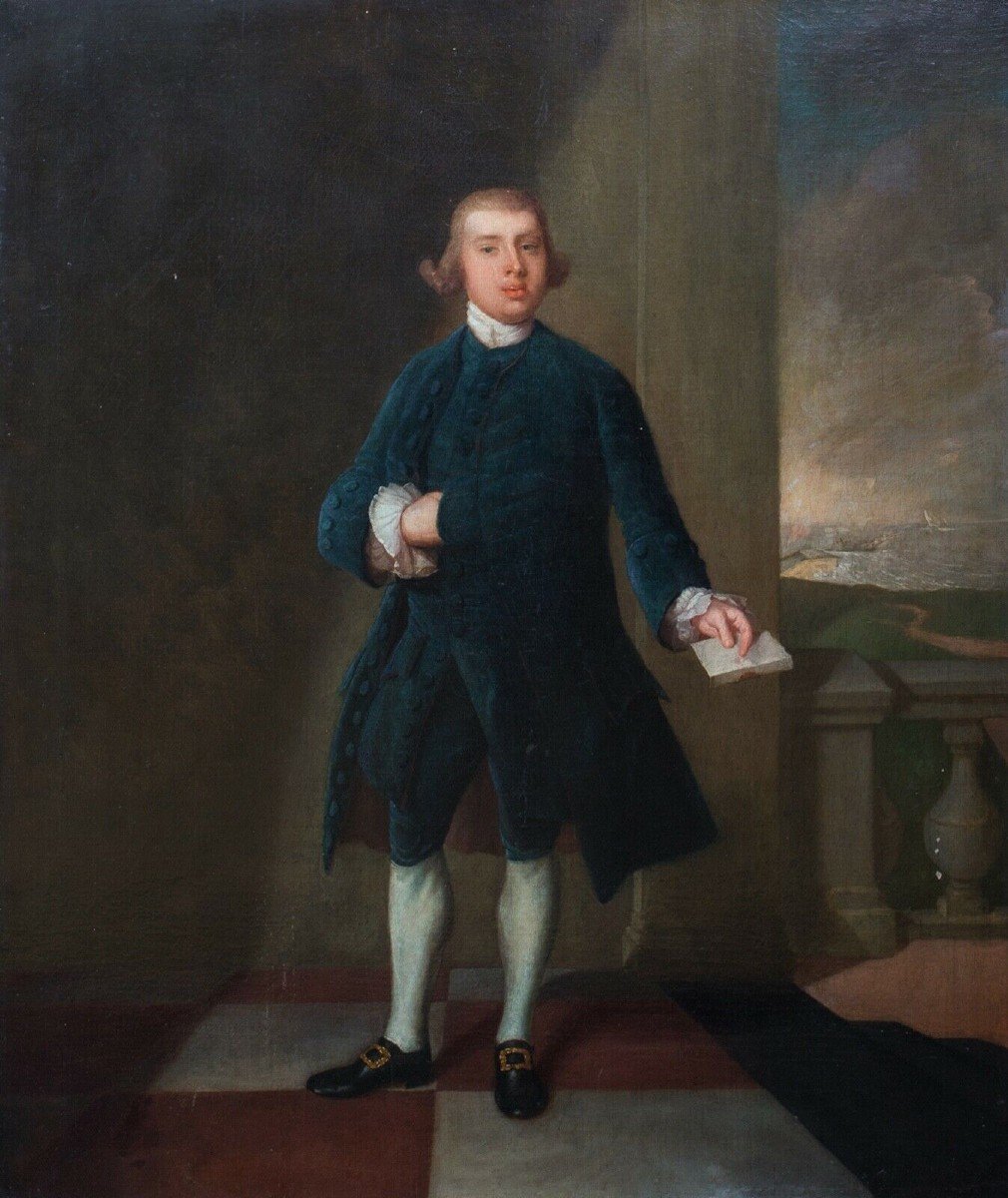 Portrait d'Henry Farington, Compagnie Des Indes Orientales, XVIIIe Siècle 