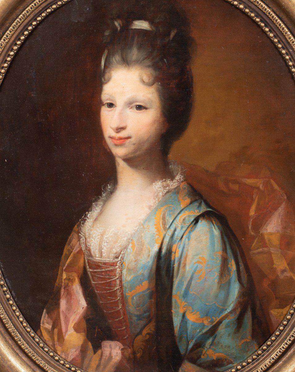 Portrait Of Madame De Cotte, Circa 1710-photo-2