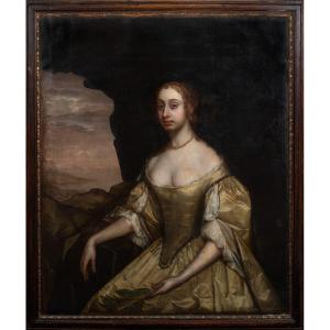 Portrait Of Katherine Stanhope, Countess Of Chesterfield (1609-1667) Sir Peter Lely