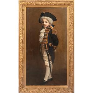 Portrait Of A Child As Lord Nelson, 19th Century Frank Thomas Copnall (1870–1949)