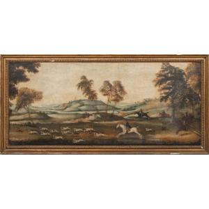 La Chasse Au Renard, Datée De 1770  John Nost Sartorius (1759-1828)