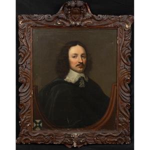 Portrait De William Yorke (1609-1666), XVIIe Siècle  Attribué à Edward Bower (fl. 1635 – 1667) 