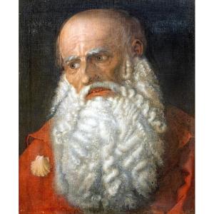 Saint Jacques Le Majeur, XVIIe Siècle  école d'Albrecht Dürer (1471-1528)  