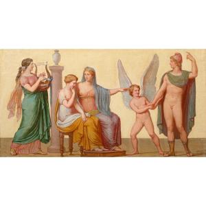 The Roman Gods In An Allegory Of Love, 18th Century Italian School 