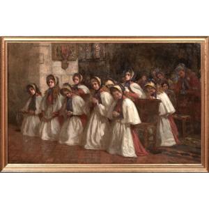 The Red Girls Of Bristol, Sunday Service, Lord Mayor's Chapel, 1911