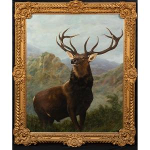 Le Monarque Du Glen, XIXe Siècle  Cercle De Sir Edwin Henry Landseer (1802-1873)  