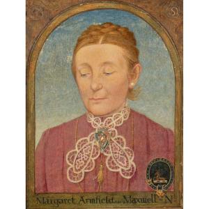 Maxwell Ashby Armfield (1882-1972) Portrait Of The Artist's Mother, Margaret Armfield Maxwell