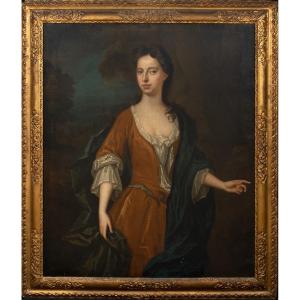 Lady Anne Egerton, Countess Of Jersey (1705-1762) Circle Of Charles Jervas (1675-1739)