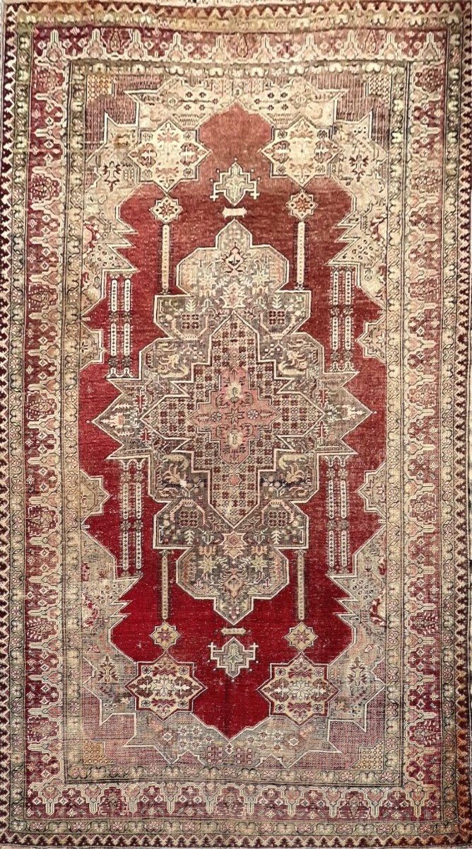 Tapis Turc Vintage, Azeri, Circa 1900-photo-2