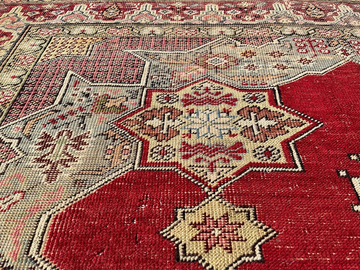 Tapis Turc Vintage, Azeri, Circa 1900-photo-4