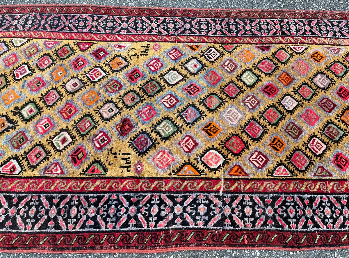 Caucasian Gallery Carpet From Dagestan 1902-photo-3