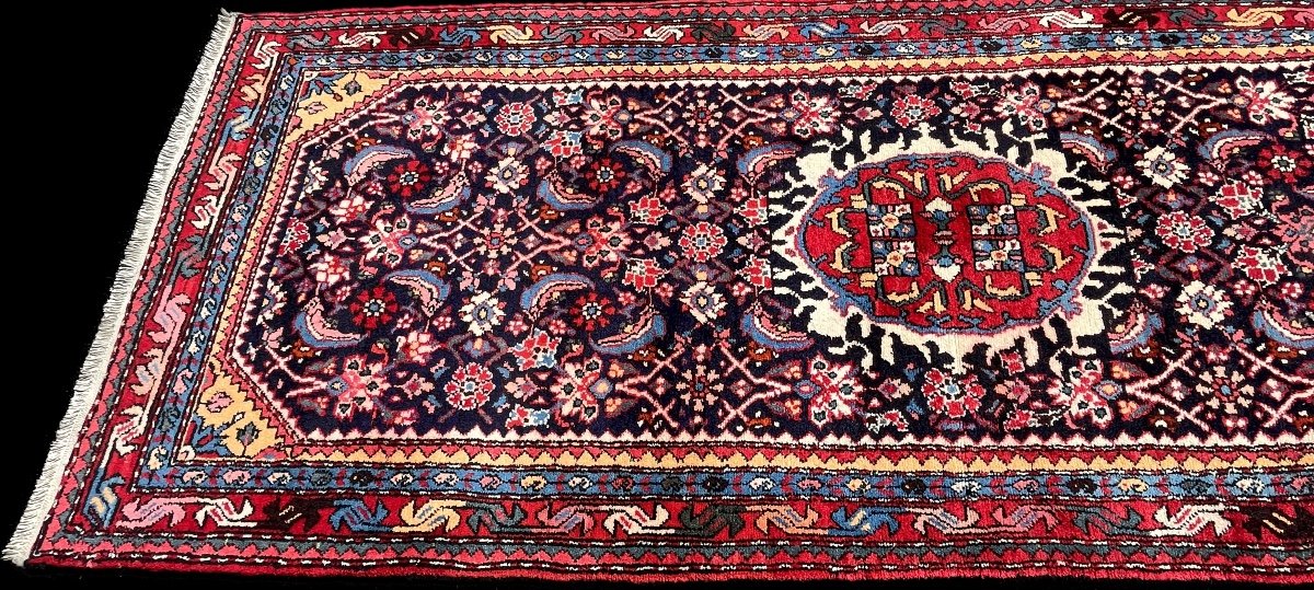 Tapis de Galerie, Persan, Saveh. 414x84 cm-photo-1