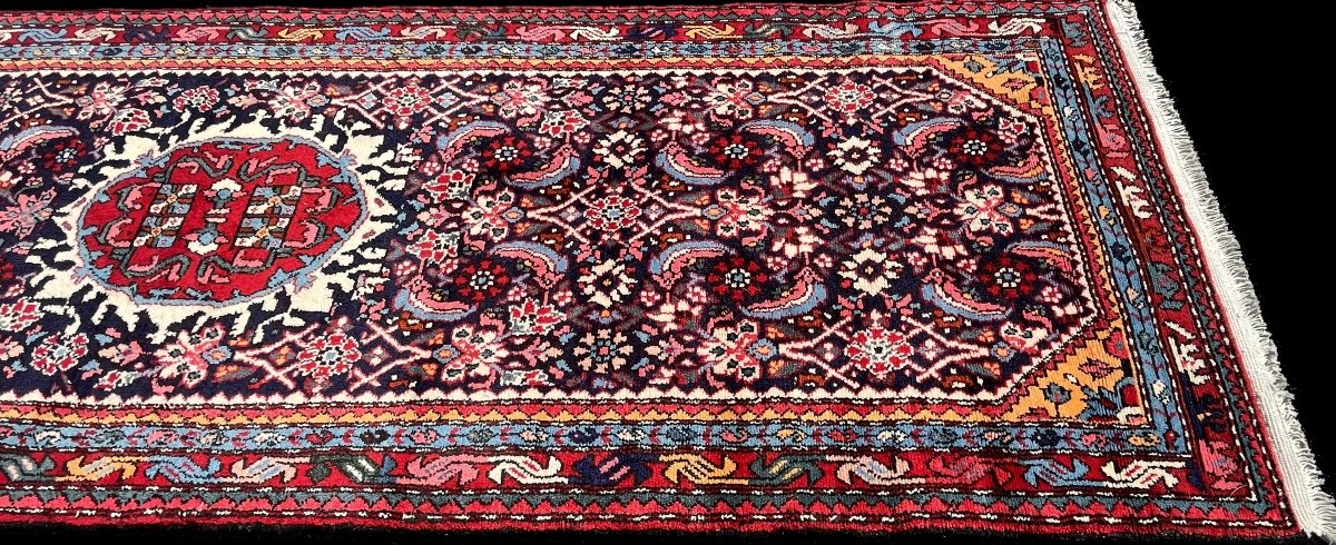 Tapis de Galerie, Persan, Saveh. 414x84 cm-photo-3