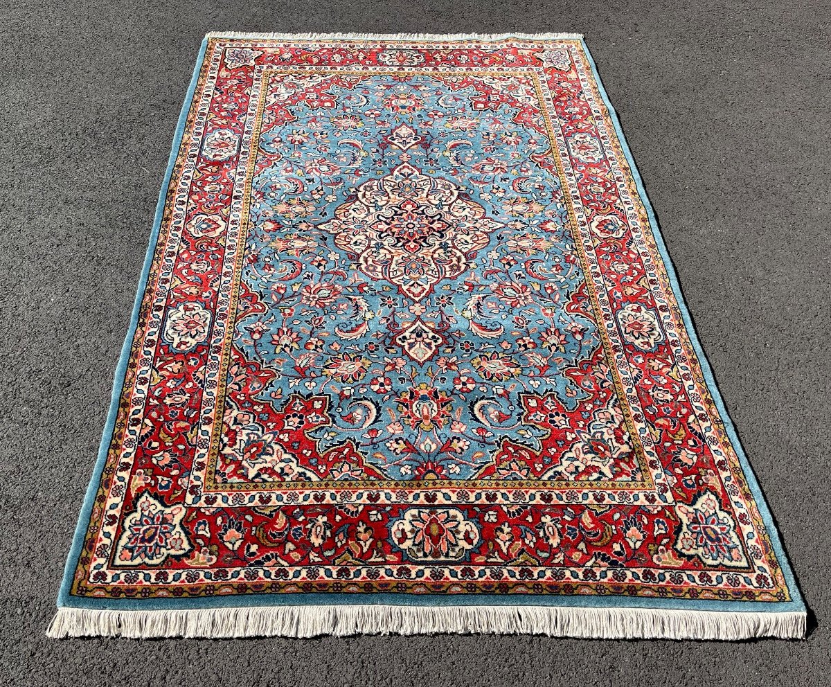 Tapis Persan  Sarough Vers 1960. 211x137 Cm-photo-4