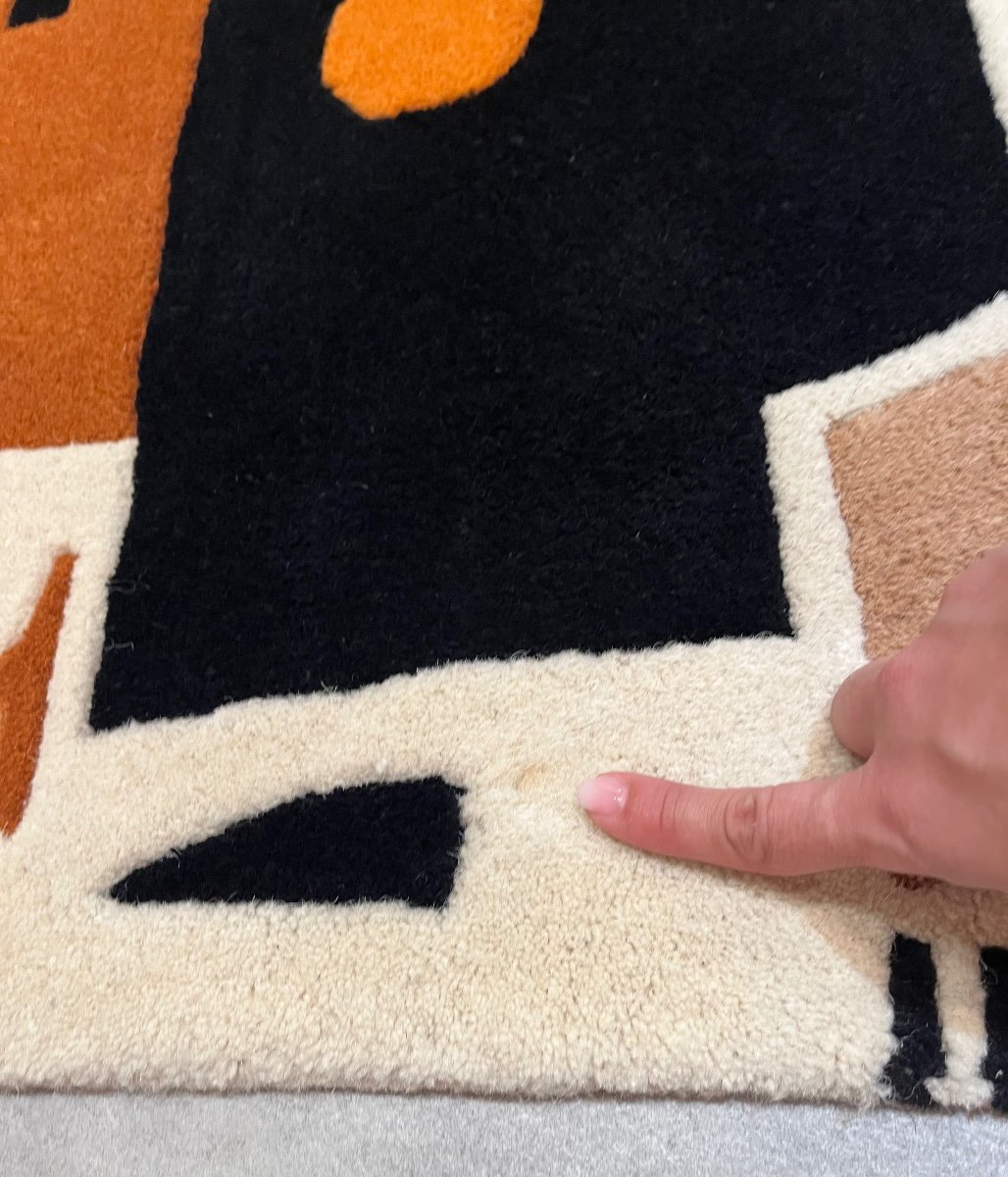 2 Small Modern Hand Tufted Rugs-photo-1