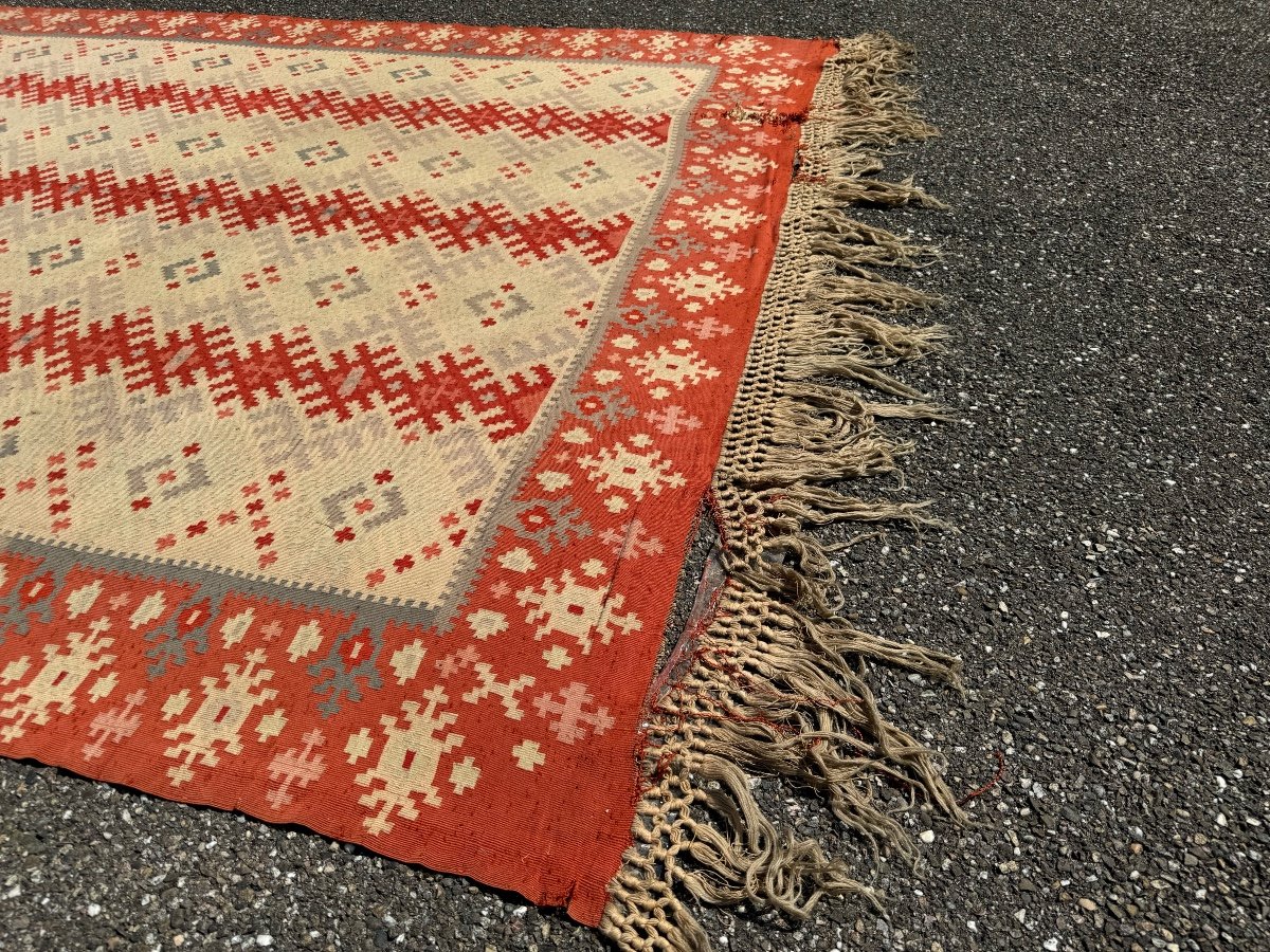 Antique Kilim Rug -photo-4