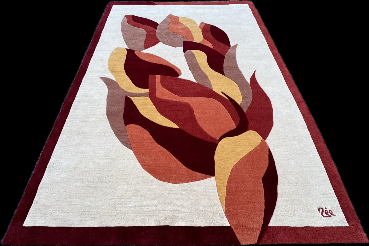 Art Deco Aubusson Rug By Paulette Née-photo-2